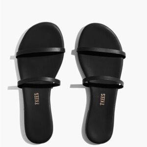 Tkees Gemma leather slide sandal. Size 9.